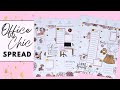Plan with me  pink office chic spread  the happy planner