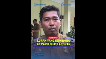 NASIB LANSIA Yang Dorong Lurah ke Comberan Kini Dilaporkan ke Polisi