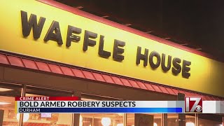 Police seek 4 in Durham Waffle House, gas station armed robberies