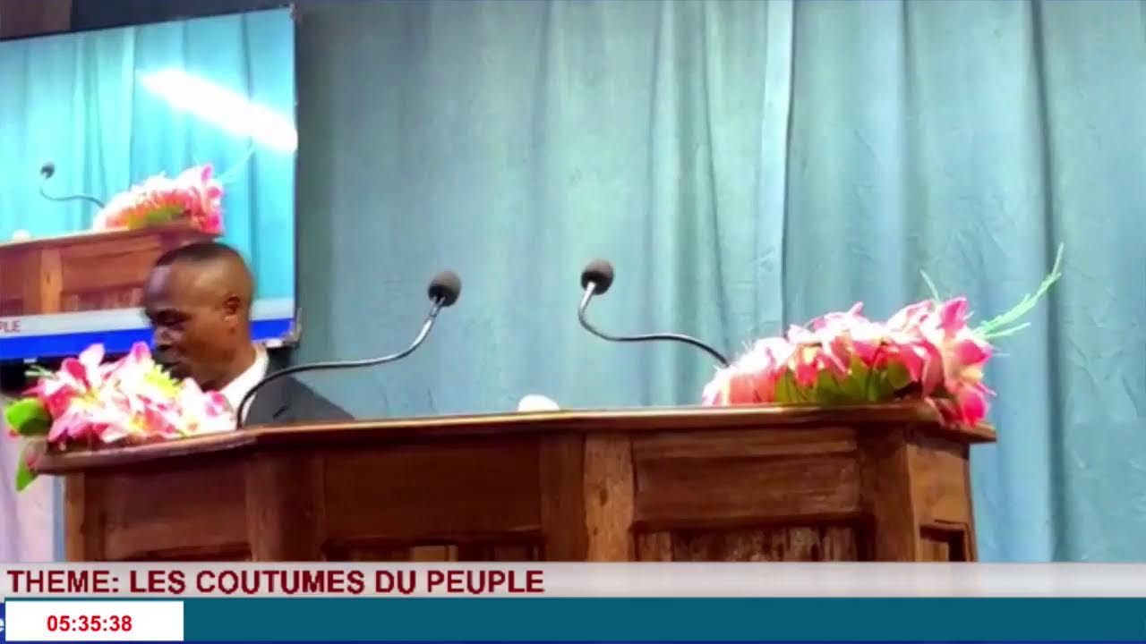 Mercredi 25 fév 2026 Sujet : Les coutumes du peuple ; frère casino nkulu