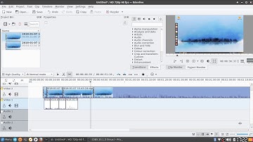 How to move your Whole Project to the Front of the Timeline in Kdenlive