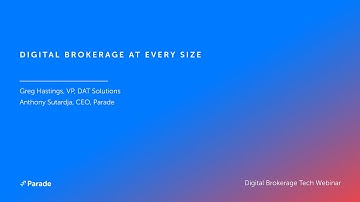 Digital Brokerage at Every Size | Digital Brokerage Tech Webinar