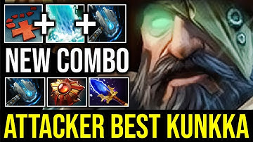 NEW META COMBO..!! Meteor Hammer 1st Item Kunkka New Meta by Attacker 7.24 | Dota 2