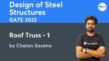 L 74 | Roof Truss - 1 | Design of Steel Structures #GATE #ESE2021 by Chetan Saxena