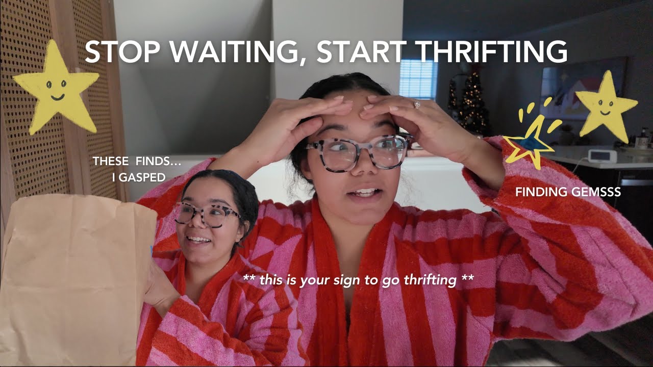 a funnn THRIFTmas gift haul (toys that aren't toys, art supplies, home decor) 🎄 vlogmas day (?!)