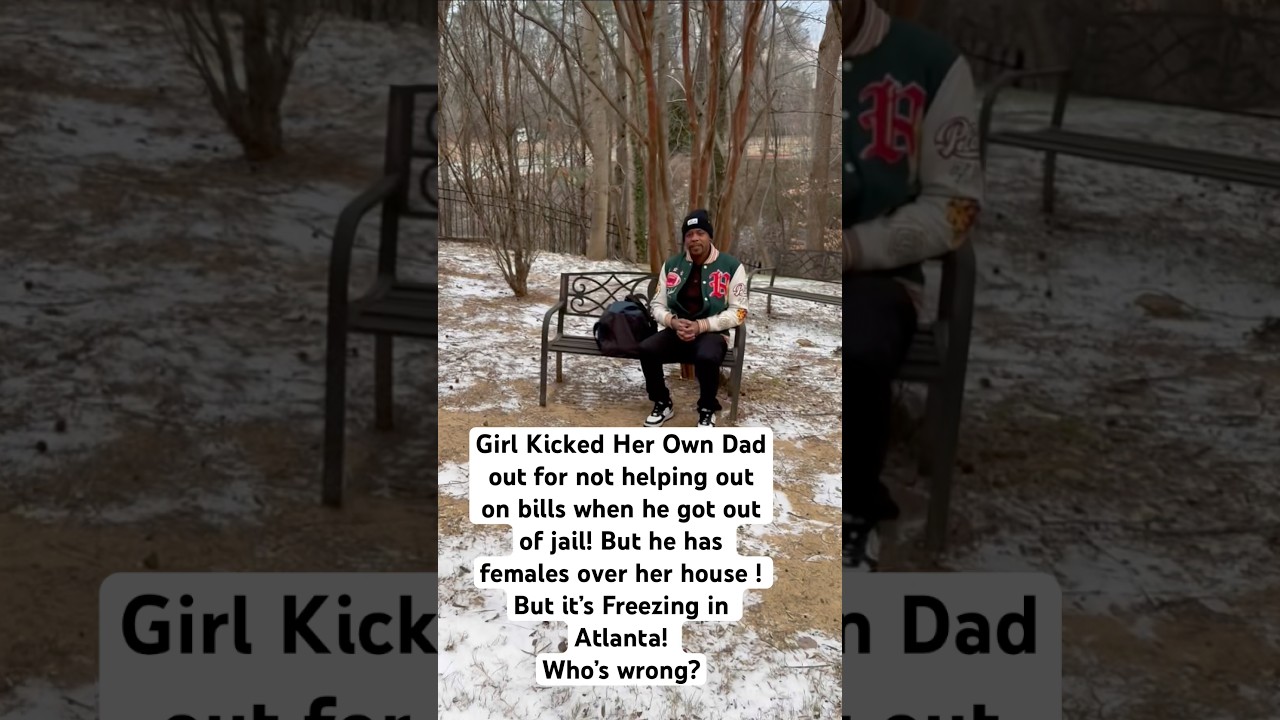 Девушка выгнала своего отца из дома в мороз, потому что он не хочет платить ей за аренду после вы...