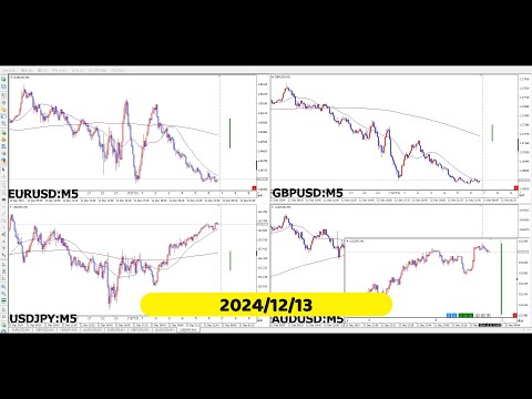 【RCCで振り返る】2024年12月13日対米ドルの4通貨ペア