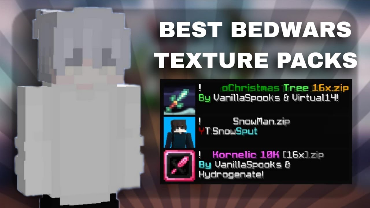TOP 3 BEST BEDWARS TEXTURE PACKS (1.8.9) | FPS Boost - YouTube