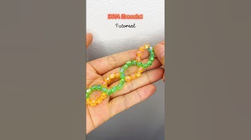 DNA bracelet tutorial#beadsjewellery #tutorial #diy #preppy