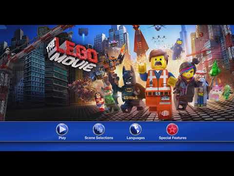 The Lego Movie 2014 DVD Menu Walkthrough