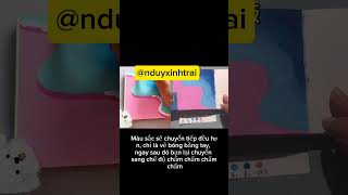 Hướng dẫn vẽ bãi biển hồng: Kỹ thuật tán màu bằng tăm bông và chấm tạo sóng #shortvideo