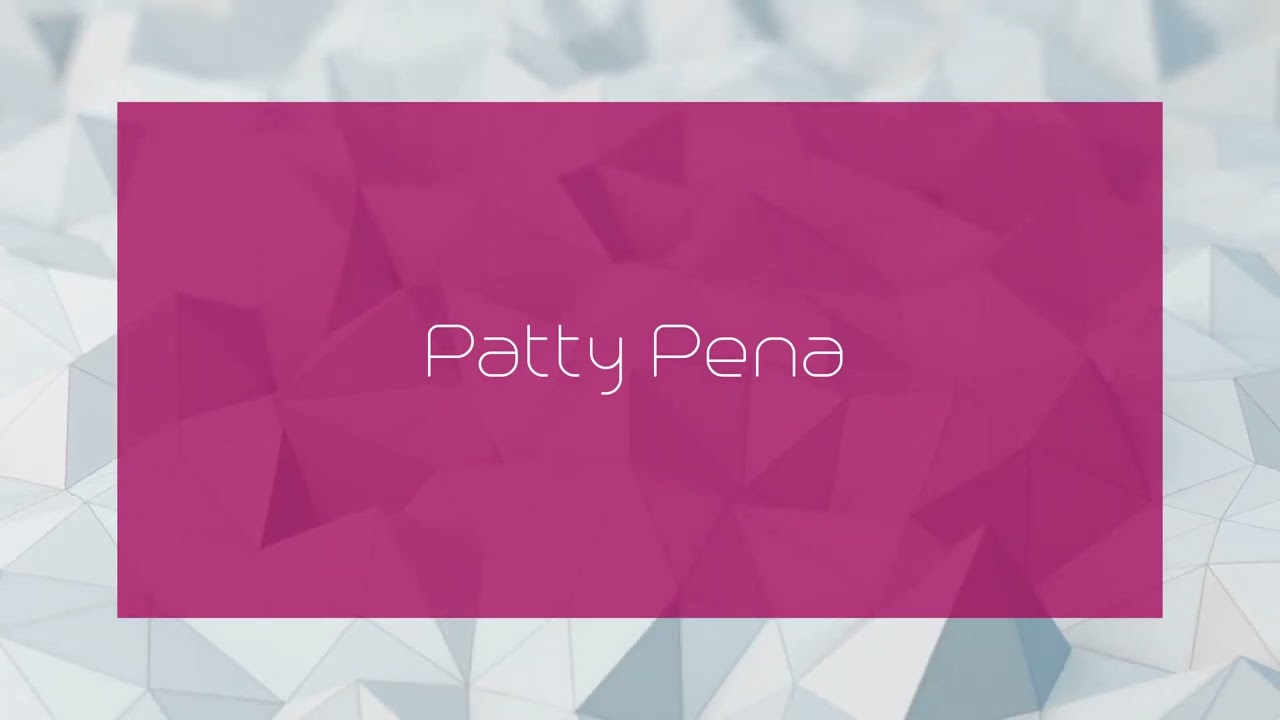 Patty Pena - appearance