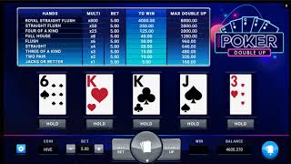Video Poker Double Up! Join the game at www.hiveslotgames.com 🎲 screenshot 5