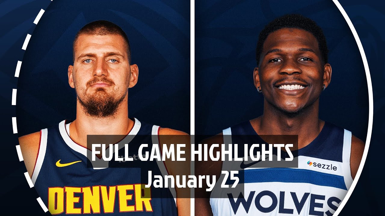 Denver Nuggets vs Minnesota Timberwolves | Full Game Highlights | 25 ...