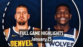 NBA 미네소타 133:104 덴버 땡겨티비 하이라이트