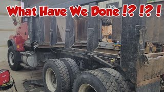 At The Point Of No Return...Dump Truck Bed Rebuild Part 1 