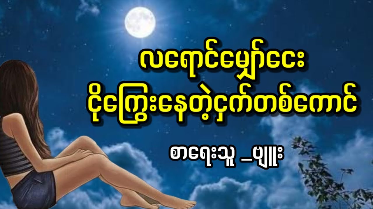 လရောင်မျှော်ငေးငိုကြွေးနေတဲ့ငှက်တစ်ကောင် / စာရေးသူ - ဗျူး