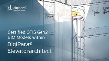 Certified OTIS  Gen2 BIM Models