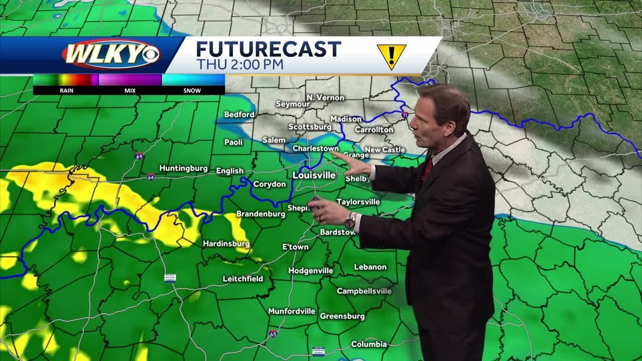 Rain arrives Thursday afternoon - YouTube