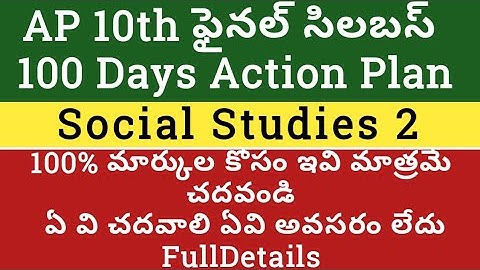 AP 10th class Syllabus 2021|AP ssc public exam 2021 syllabus|Ap10th public Exam social syllabus 2021