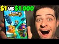 $1 VS $1,000 Clash Royale Account