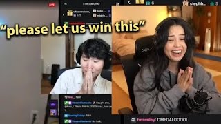 Valkyrae Loses It When She Tunes Into Toasts Stream Praying