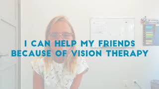 Vision Therapy Helps Me See the Words Better When I Read