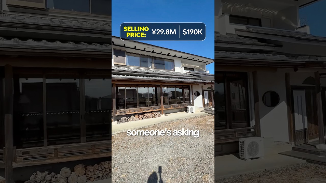 Massive Japanese House. Under $200K #AkiyaHub #JapaneseHouse