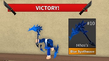 MM2 *NEW* BLUE SYNTHWAVE TROPHY MONTAGE (Murder Mystery 2)