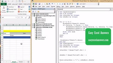 How to insert and delete rows in between ranges VBA