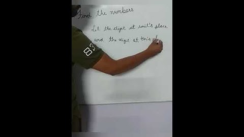 The ratio of two digit natural numbers to a number formed by reversing the digits is 4:7.