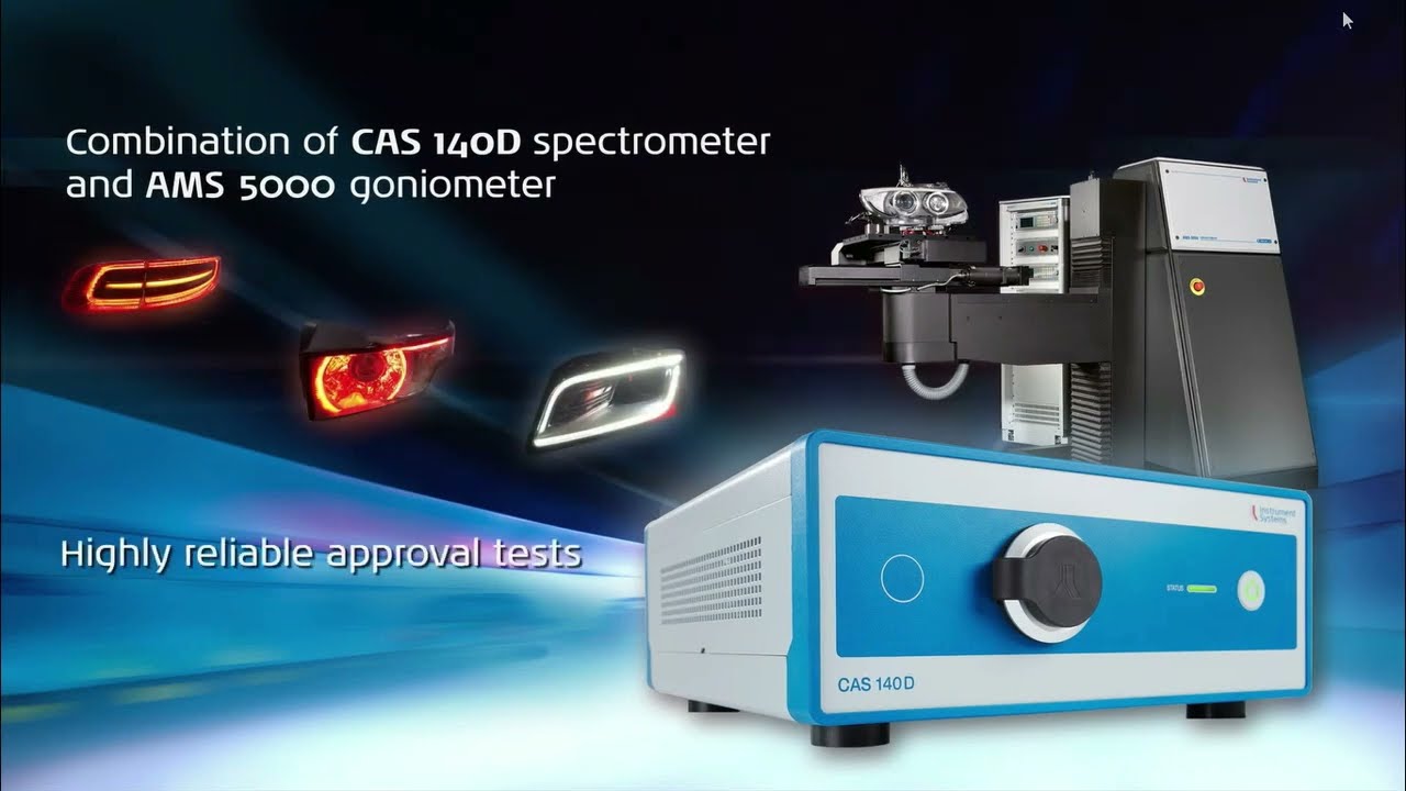 Automotive Lighting Testing using CAS140D from Instrument Systems
