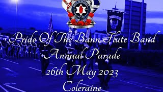 Pride Of The Bann Flute Band (Full Parade) 26/05/23