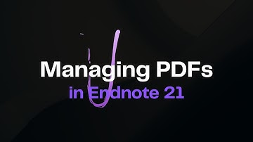 Add and Edit PDFs in EndNote 21