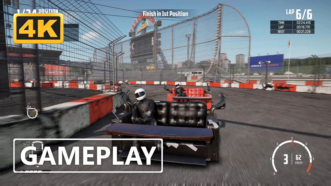 Wreckfest Xbox Series X Gameplay 4K