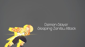 Demon Slayer Sleeping Zenitsu Attack | Stick Nodes Animation
