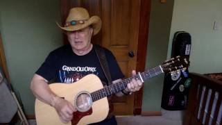 2031 -  Ghost Riders In The Sky -  Johnny Cash vocal & acoustic guitar cover & chords 1