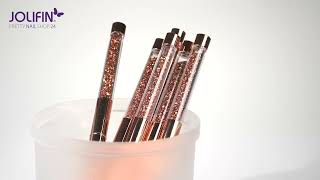 Jolifin Gemstone Gel-Pinsel Rosé-D