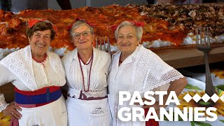 Party with Rita & friends as they make rice polenta called frascarelli! | Pasta Grannies