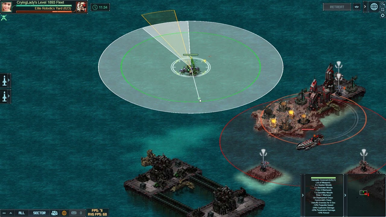 CryingLady 😭 vs New Level 623 Forsaken Mission Target Perfect Zero Repair Battle Pirates Kixeye 2024