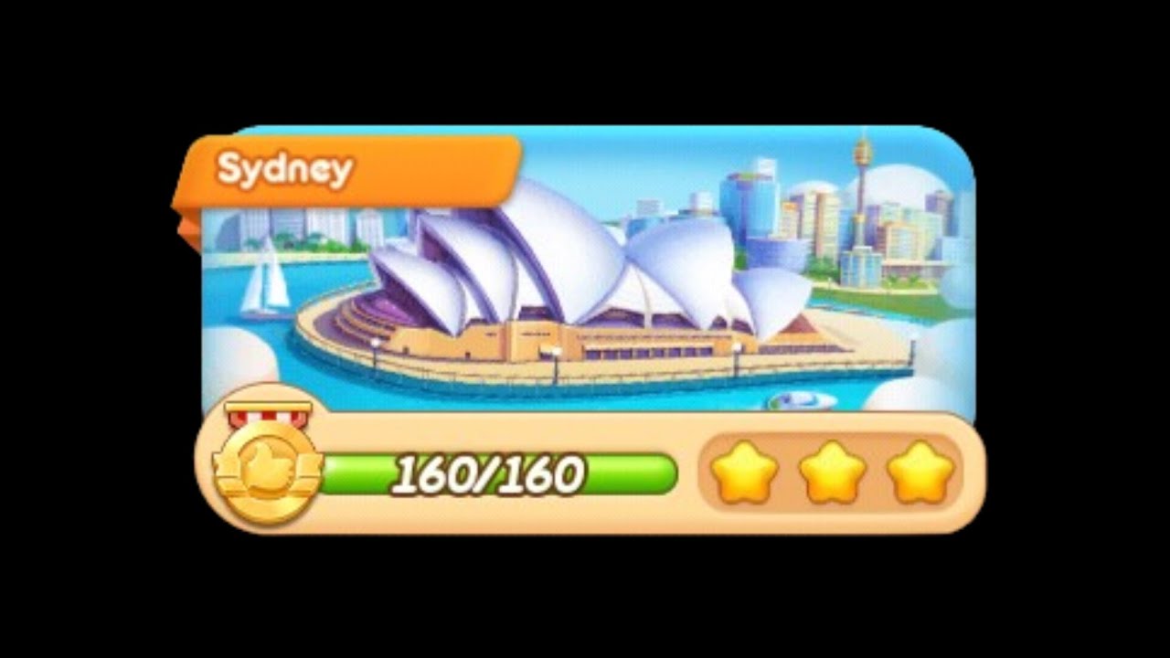 Cooking City game, Sydney Bonus Level