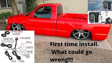 AVS shaved door kit and Prestige APS997Z car alarm install Part 3