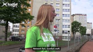 New breathing space bench at Dalmuir