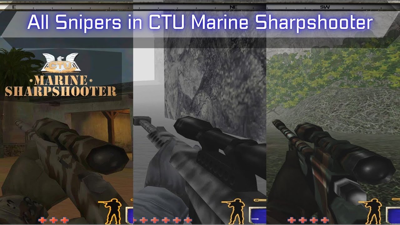 All Sniper Rifles in CTU Marine Sharpshooter (2003)