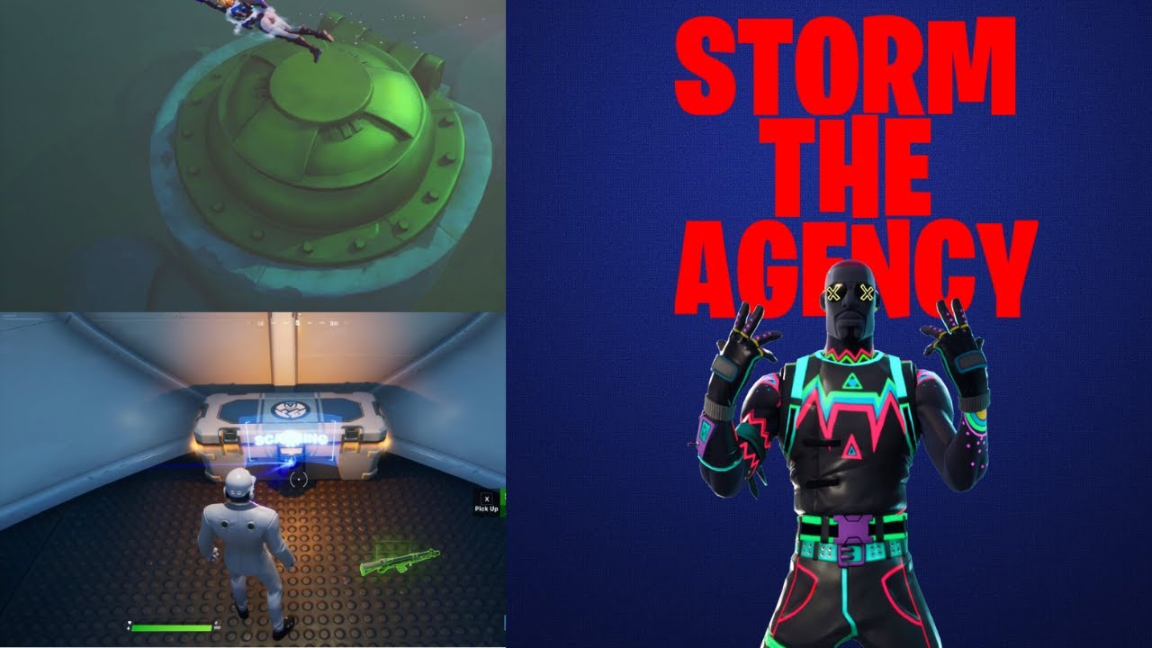 How To Complete The STORM THE AGENCY CHALLENGES With Tips (Faction Locked Chest/Swim Over Hatches)