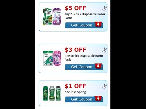 4/2/17: New Coupons: $1/1 Irish Spring, $3/1 Schick &amp; $5/2 Schick ...
