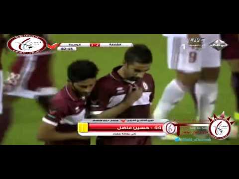 لقطة طرد حسين فاضل مباراة الشارقة 2 1 الوحده دوري الخليج العربي