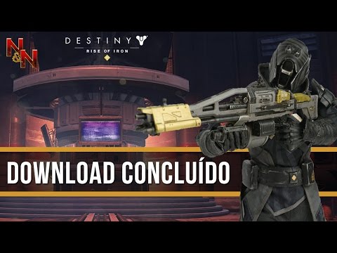 Playando o Game - Destiny Ascensão do Ferro - Download Concluído