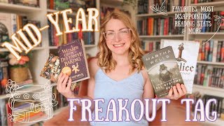 Mid Year Freakout Tag 2025 🌸 My Best Books, Favorite Series, Reading Stats & Channel Updates