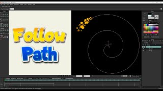 How to use the Follow Path in moho | Tutorial | Rigged Animation Wealth